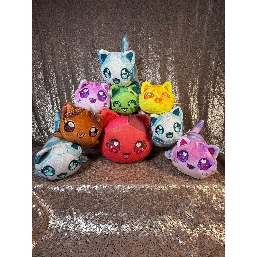 Aphmau MeeMeows Mystery Plush Lot - Celestial & Precious Gems Series (Set of 9)